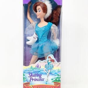 VINTAGE 1997 Galoob Anastasia Skating Princess Barbie Doll